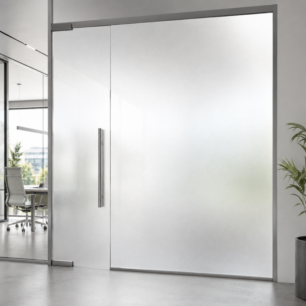 ImagePerfect 7801 Opal Frost Sichtschutzfolie auf Glastür